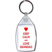 Keep Calm and Love Grandad - Keyring