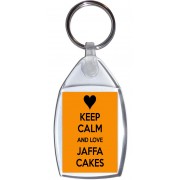 Keep Calm and Love Jaffa Cakes - Keyring