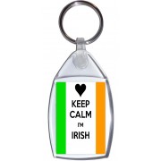 Keep Calm I'm Irish - Keyring