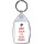 Keep Calm and Play Piano Keyring