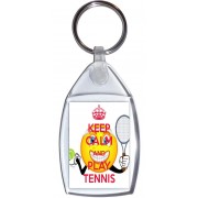 Keep Calm and Play Tennis - Keyring