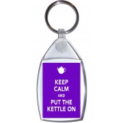 Keep Calm and Put the Kettle On - Keyring