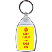 Keep Calm and Fart On - Keyring