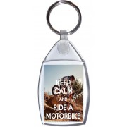 Keep Calm and Ride a Motorbike - Keyring