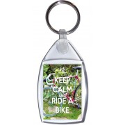Keep Calm and Ride a Bike - Keyring