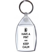 Have a Pint and Keep Calm - Keyring