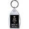 Keep Calm and Shout at the Telly - Keyring
