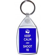 Keep Calm and Shoot f8 - Keyring