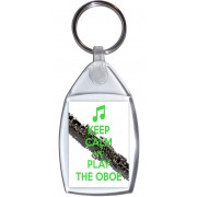 Keep Calm and Play the Oboe - Keyring