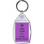 Keep Calm and Study Study Study! - Keyring