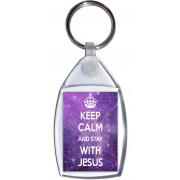 Keep Calm and Stay with Jesus - Keyring