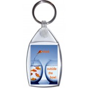 Think Outside the Bowl - Keyring