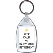 Keep Calm and Enjoy Your Retirement - Keyring