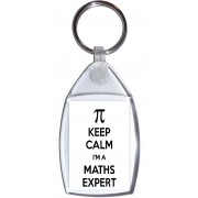 Keep Calm I'm a Maths Expert - Keyring