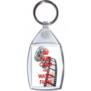 Keep Calm and Watch Films - Keyring