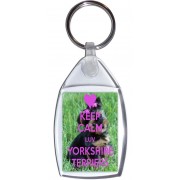 Keep Calm Luv Yorkshire Terriers - Keyring