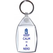 Keep Calm I'm a Nerd - Keyring