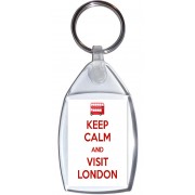 Keep Calm and Visit London - Keyring