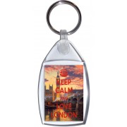 Keep Calm and Love London - Keyring