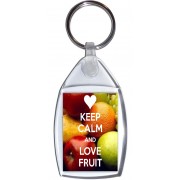 Keep Calm and Love Fruit - Keyring
