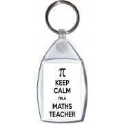 Keep Calm I'm a Maths Teacher - Keyring