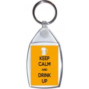 Keep Calm and Drink Up - Keyring