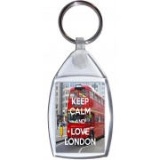 Keep Calm and Love London - Keyring