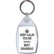 Keep Calm You're Britain's Best Grandad - Keyring
