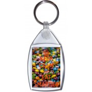 Keep Calm and Eat Smarties - Keyring