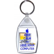 Keep Calm and Love Your Computer - Keyring