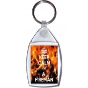 Keep Calm I'm a Fireman - Keyring