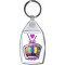 Keep Calm and Watch Telly - Keyring