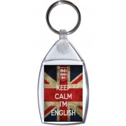 Keep Calm I'm English - Keyring