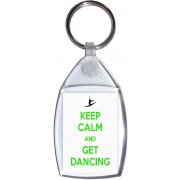 Keep Calm and Get Dancing - Keyring