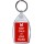 Keep Calm and Love Trains - Keyring
