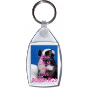 Keep Calm and Love Guinea Pigs - Keyring