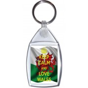 Keep Calm and Love Wales - Keyring