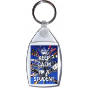 Keep Calm I'm a Student - Keyring