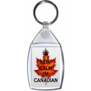 Keep Calm I'm Canadian - Keyring
