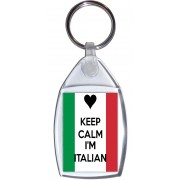 Keep Calm I'm Italian - Keyring