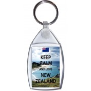 Keep Calm and Love New Zealand - Keyring