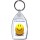 A smile is the prettiest thing you can wear - Keyring