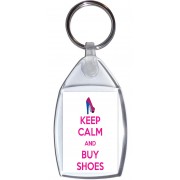 Keep Calm and Buy Shoes - Keyring