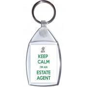 Keep Calm I'm an Estate Agent - Keyring