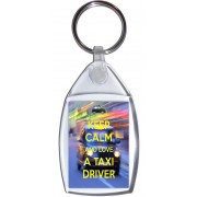 Keep Calm and Love a Taxi Driver - Keyring