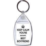 Keep Calm You're Britain's Best Boyfriend - Keyring