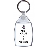 Keep Calm I'm a Cleaner - Keyring