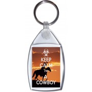 Keep Calm and I'm a Cowboy - Keyring