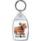 Keep Calm and Love Your Dachshund - Keyring