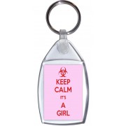 Keep Calm It's a Girl - Keyring